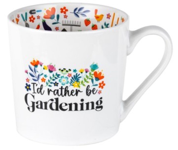 I'D RATHER BE GARDENING INSIDE OUT MUG (MIN 2)