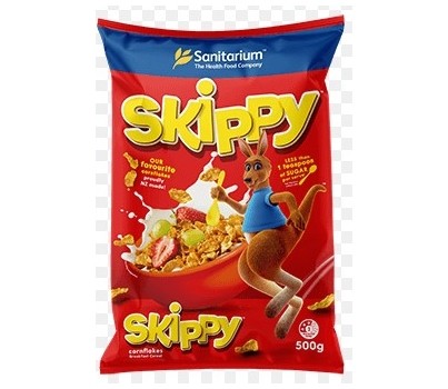 CORNFLAKES SKIPPY 500GM (SANITARIUM 3050)