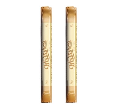 CHOCOLATE LONG WHITE SANTE (WRAPPED) 25GM 48s (WHITTAKERS)