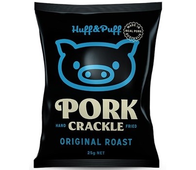 PORK CRACKLING ORIGINAL 25GM (HUFF & PUFF HP004)