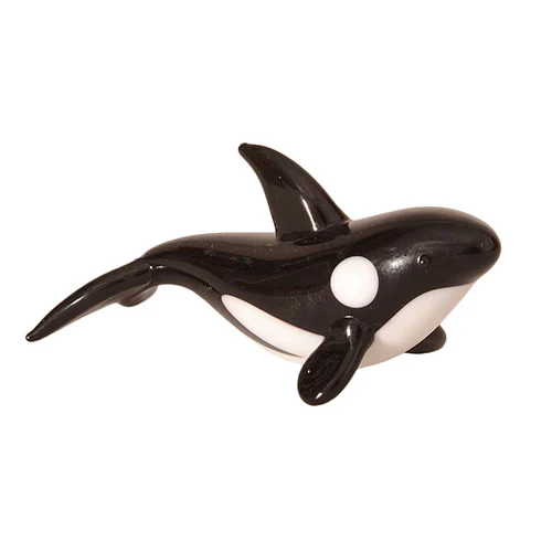 Small Glass Orca