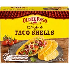 TACOS HARD SHELLS156GM 12s(OLD ELPASO 101066153)