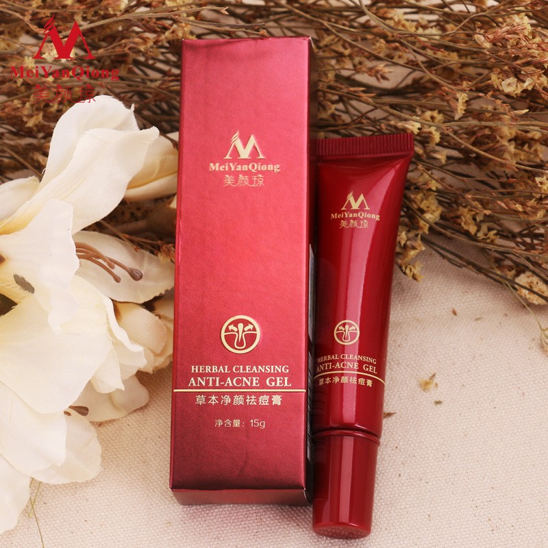 herbal anti acne treatment cream, herbs reinigungsgel face scar removal acne spots skin care oily skin face
