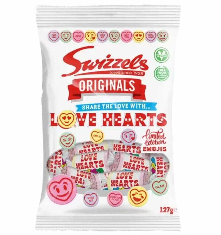 Swizzels Lovehearts 12 x 127g