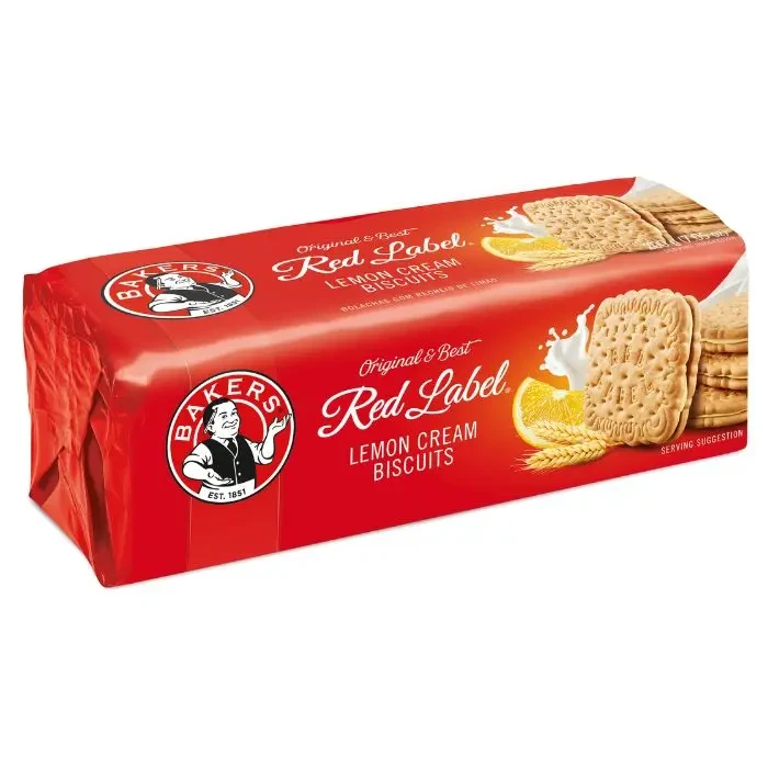 Bakers Red Label Lemon Creams 12 X 200g