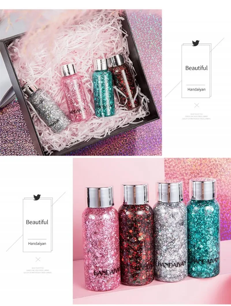 Hair and Body Glitter Gel