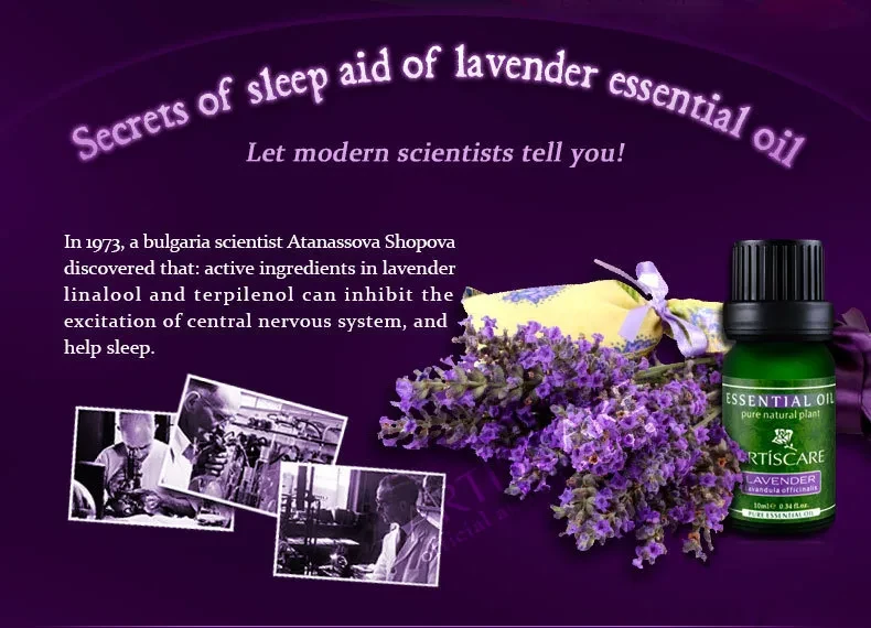 Lavender and Peppermint Oil in Diffuser