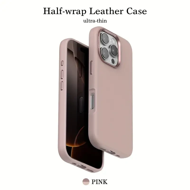 Magnetic phone case Faux Leather full cover protective cellphone