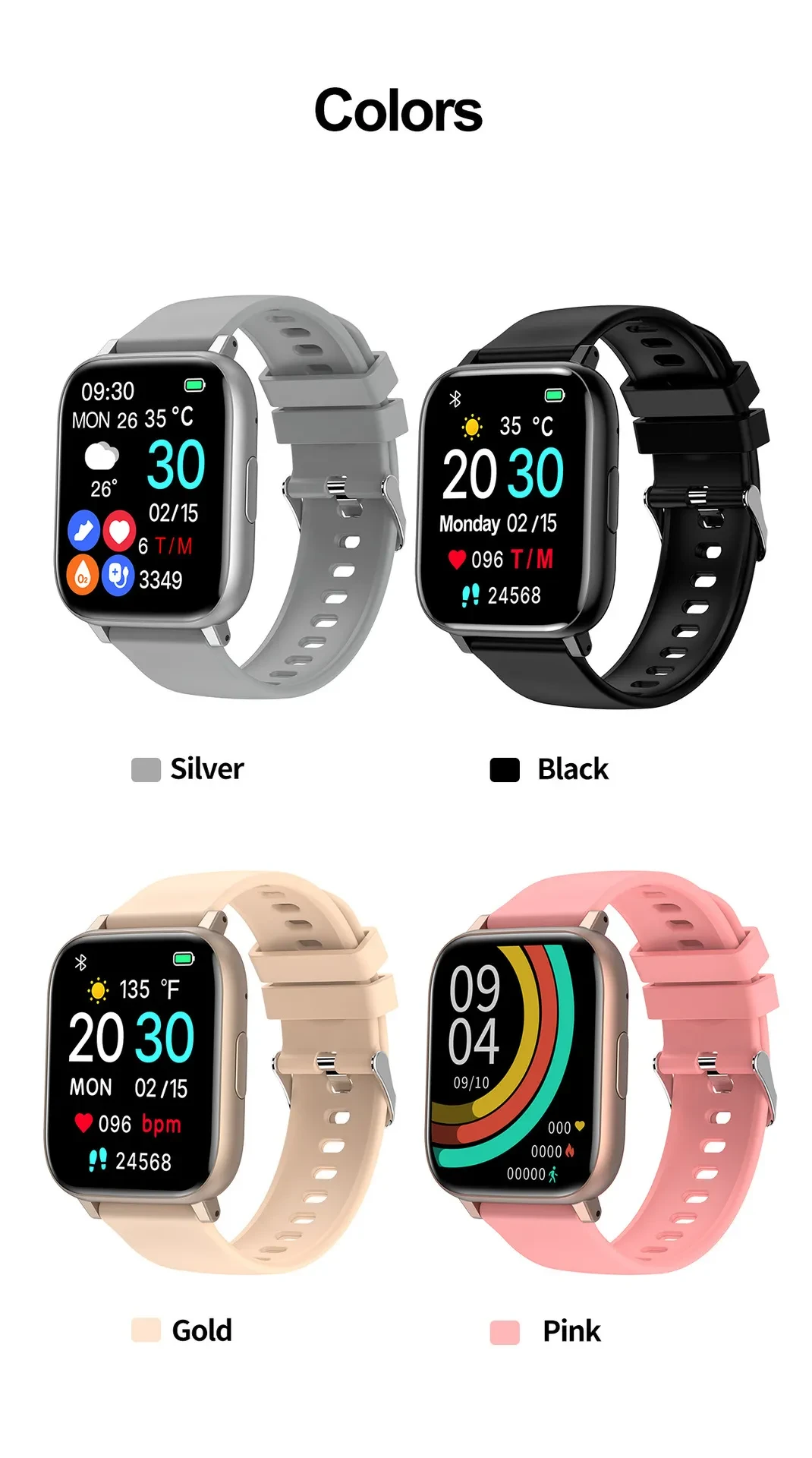 Online Merchants Popular H9 Plus Smart Watch Health Monitoring Bluetooth Calling