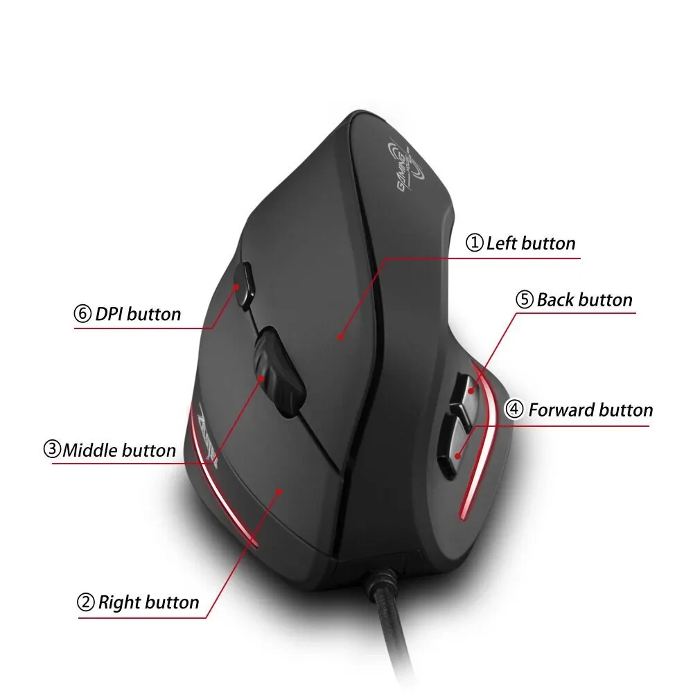 Vertical Gaming Mouse