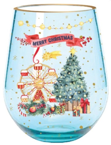 **CHRISTMAS MARKET STEMLESS GLASS