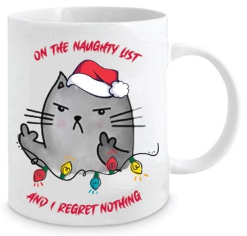 **ON THE NAUGHTY LIST CHEEKY MUG 360ML