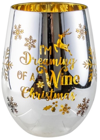 **I'M DREAMING ELECTRO PLATED STEMLESS GLASS