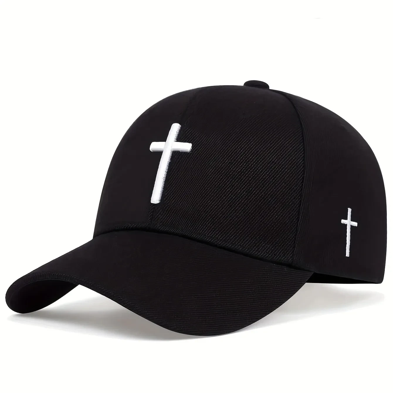 Embroidered Fur-like Green Baseball Cap Sun Protection