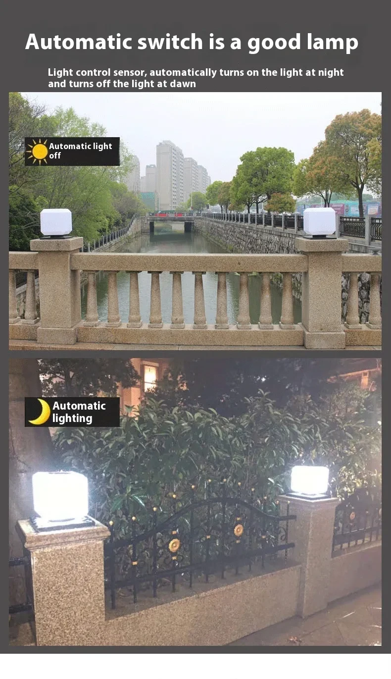 Solar Lights for Pillar Tops