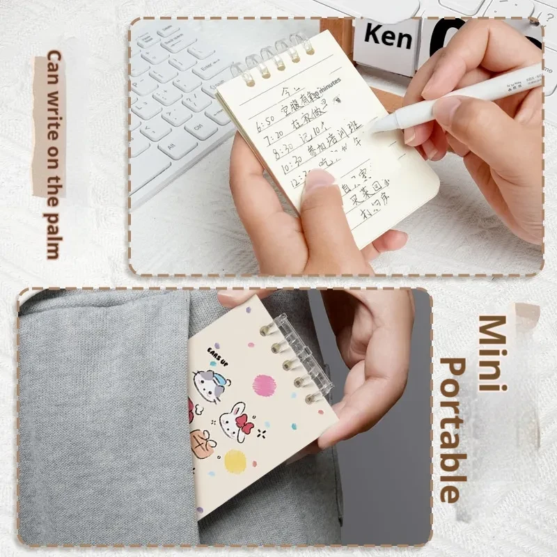 A7 Small Notebook Flip-up Portable Journal Book Pocket Simple Notepad