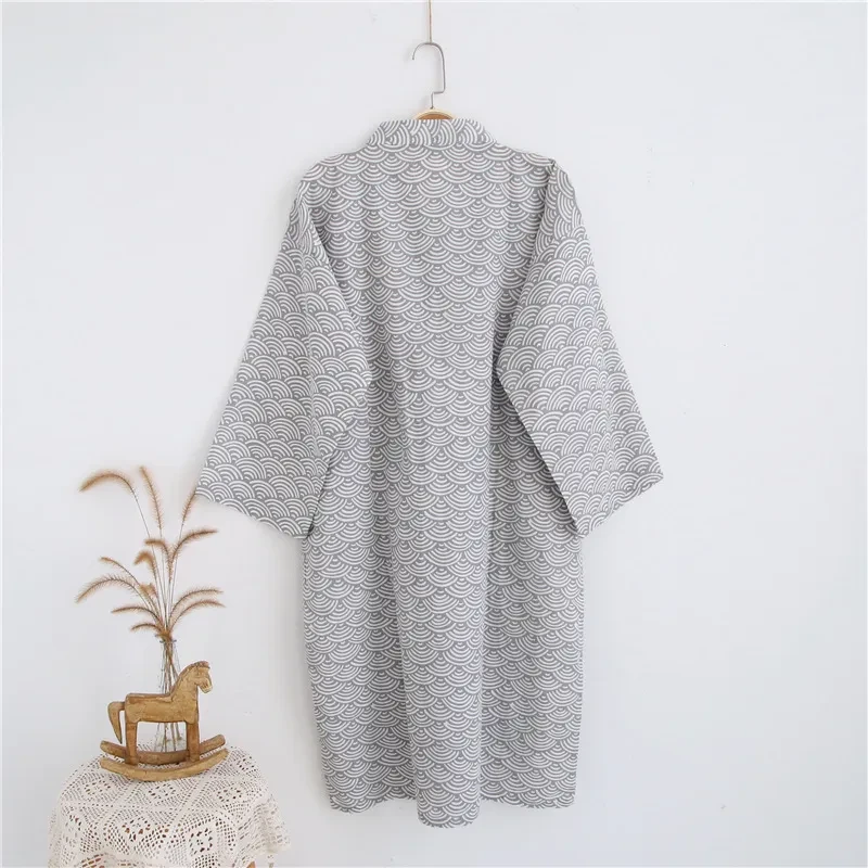 Pure cotton double gauze mid-length home service