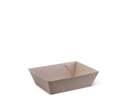 TRAYS #1 131x91x50MM BROWN 500s (DETPAK M393S0010)