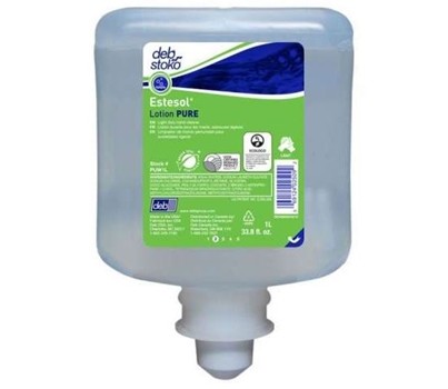 HAND WASH LOTION CARTRIDGE ESTESOL PURE 1L DEB STOKO 803115