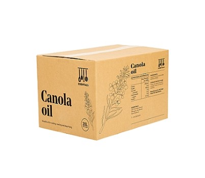 OIL CANOLA BAG IN BOX 20L 18.4KG ESSENTIALS