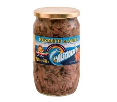 ANCHOVY PIECES IN OIL 720GM (VECCHIO MOLO AN6) [CHIL]