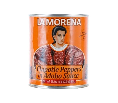 CHIPOTLES CHILLIES IN ADOBO SAUCE 800GM (LA MORENA CP800)