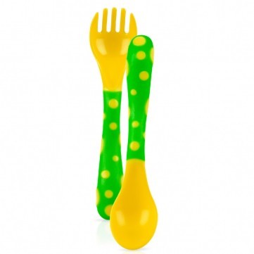 NUBY STARTER FORK AND SPOON SET