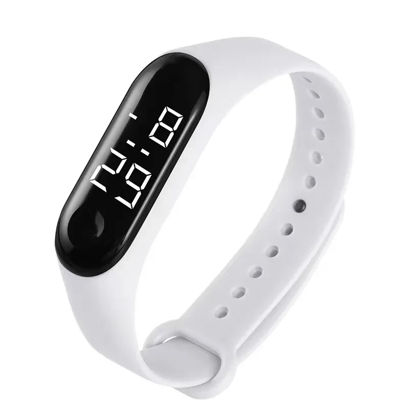 LED Sports Kids Swimming Waterproof Touch Electronic Watch