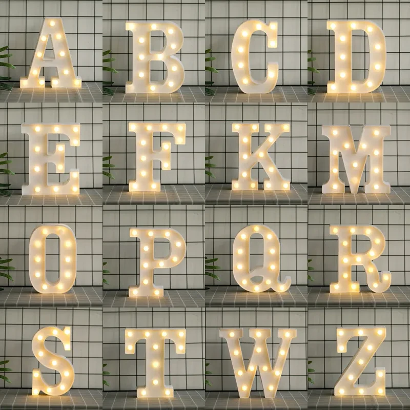 Large Light-Up Letters for Wall