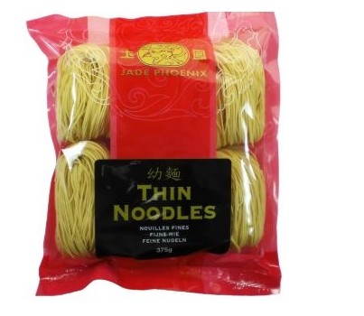 NOODLE THIN 375GM (JADE PHOENIX 1202369)
