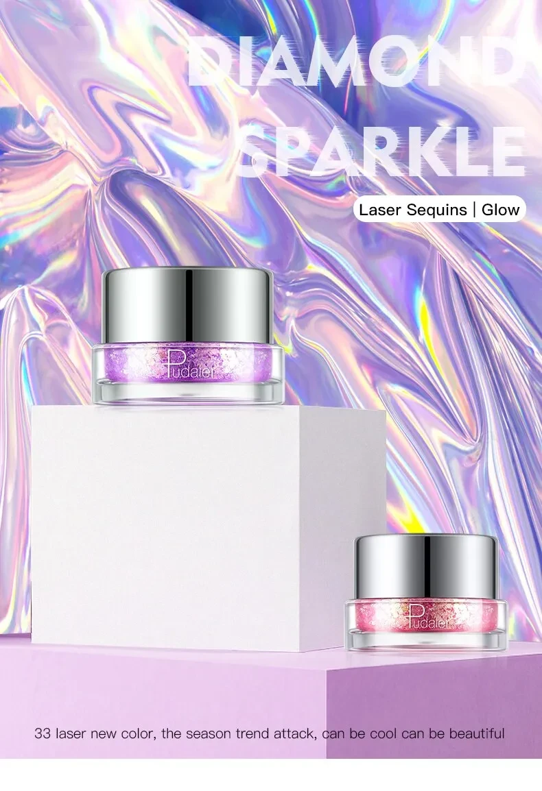 Sequin gel cream