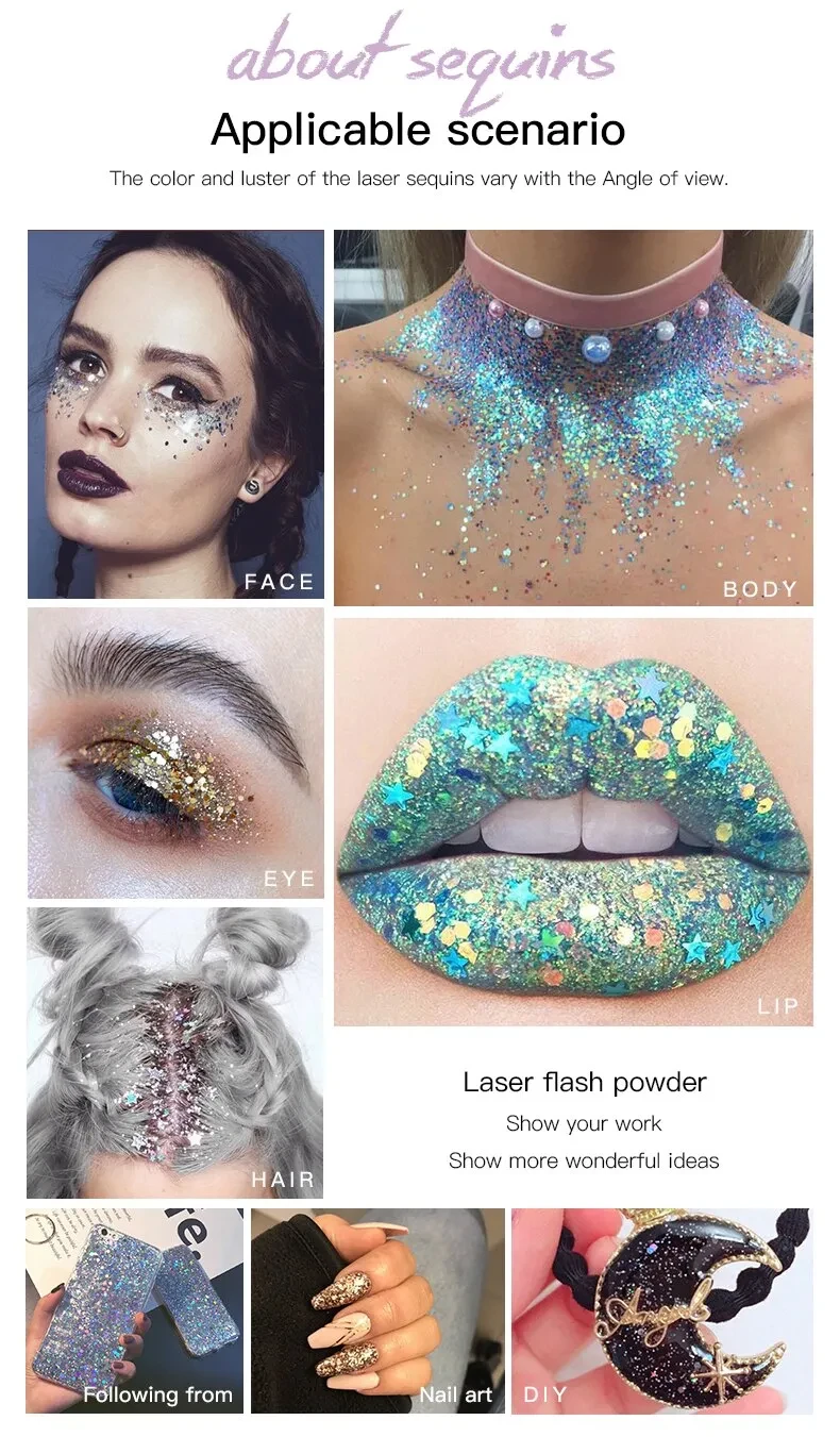 Sequin gel cream