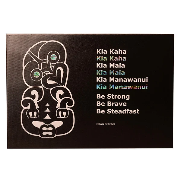 Tiki - Kia Kaha Canvas Print