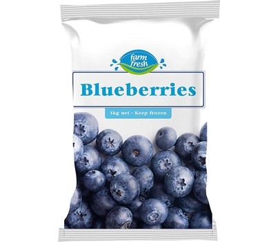 BLUEBERRIES 1KG (FARM FRESH) [FZN]