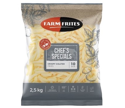 FRIES CRISPY COATED XTRA 10MM 2.5KG 4s (FARM FRITES 437.001)