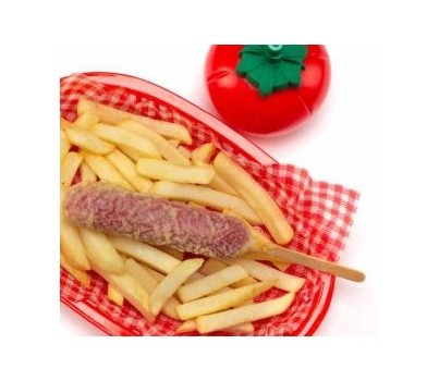 HOTDOGS SAVELOY TEMPURA BATTERED 130GM 30s (DIRTY DOG) [FZN]