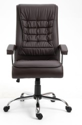 Executive Office Chair  Ergonomic and Stylish Leather Desk Chair with Adjustable Features