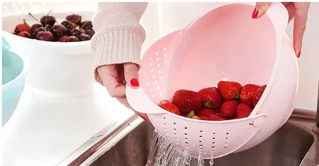 Vegetable basket basket drain basket sink