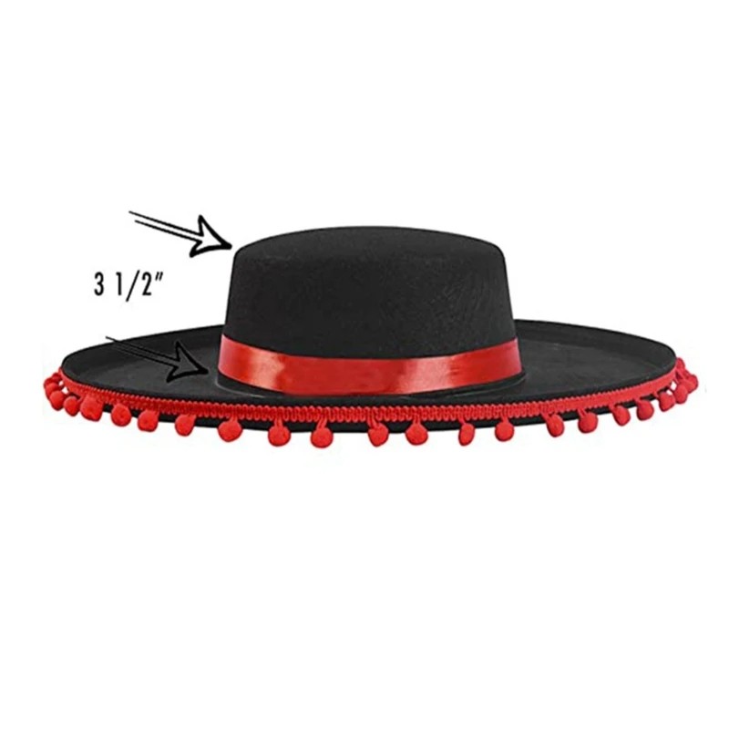 Sombrero Hat Caps Party Photo Props F3MD
