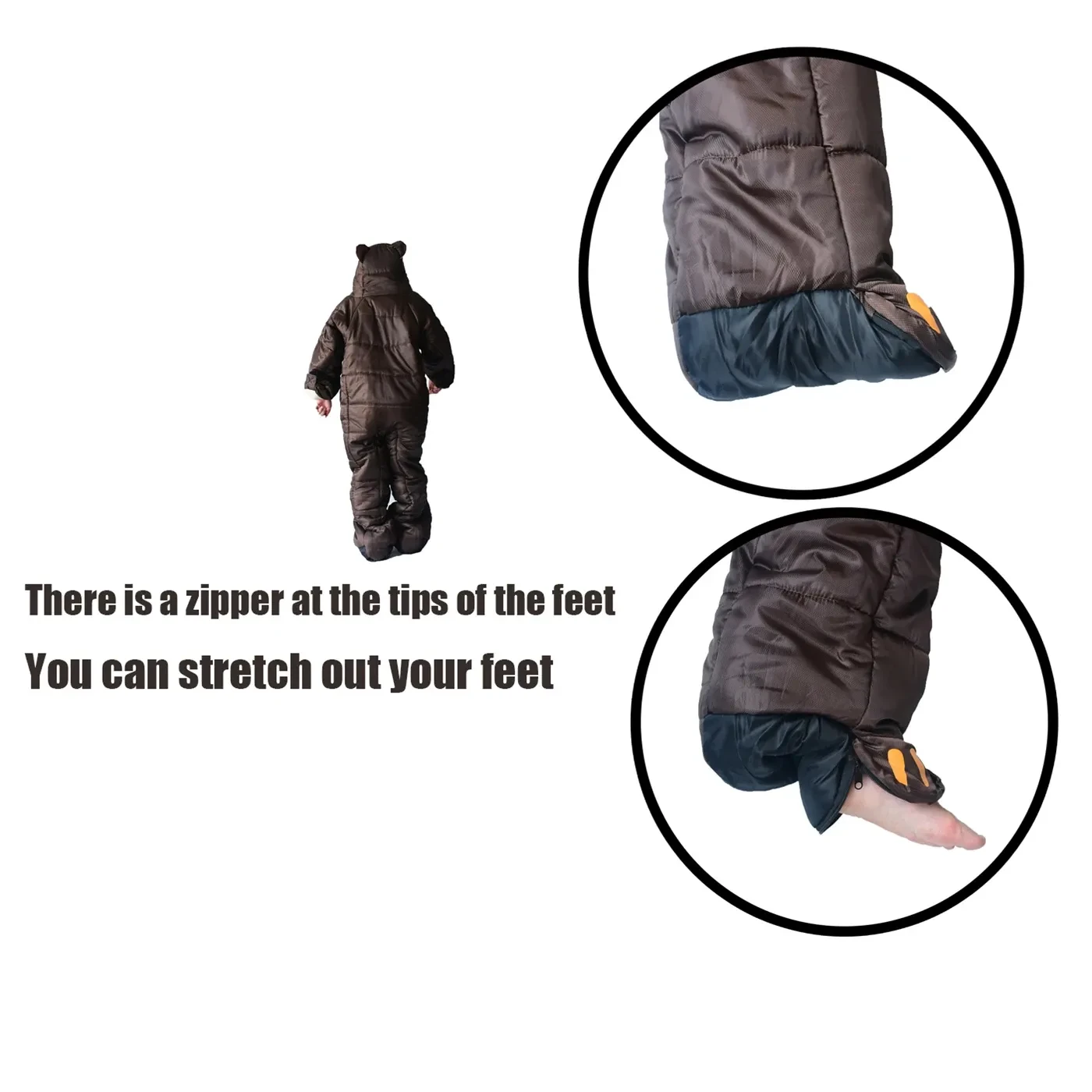 Bear Onesie Sleeping Bag