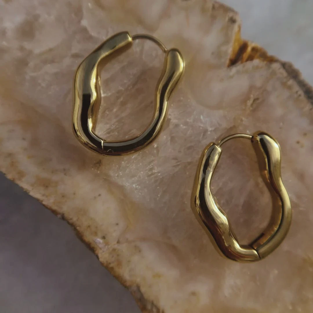 Earrings - Organic Hoop