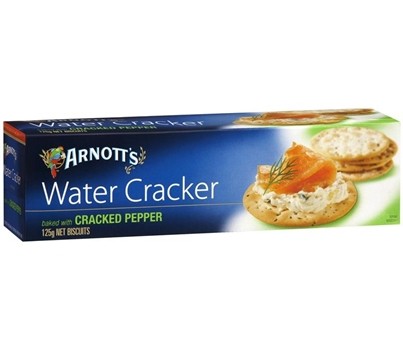 CRACKERS WATER 125GM (ARNOTTS 200280100910)