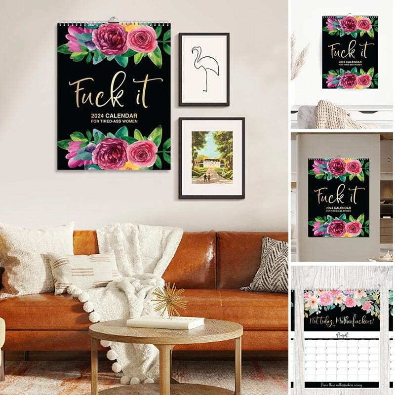 2025-2026: Fuck It or Fuck Me' Calendar for Tired-Ass Women