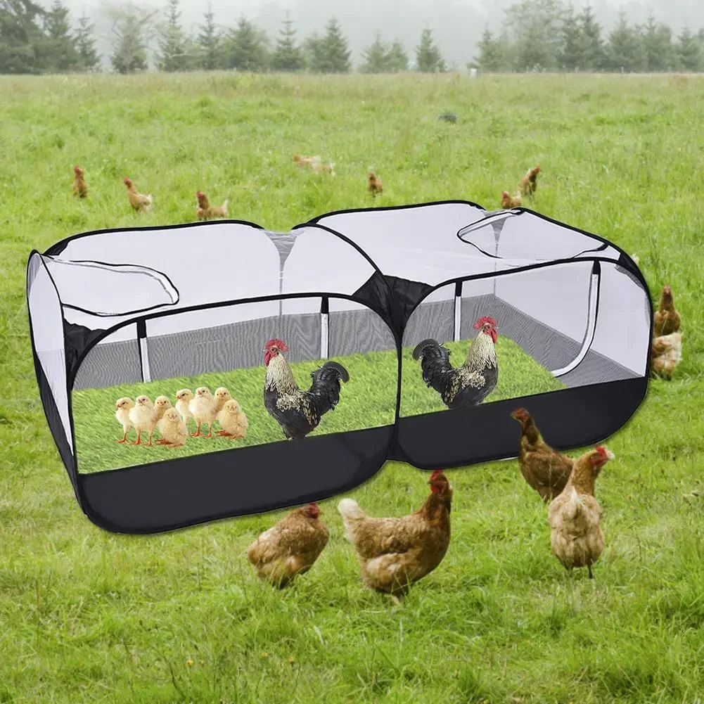 Pet fence chicken coop
