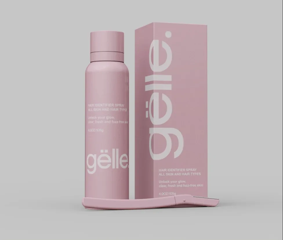 Hair Identifier Spray Set For Face Shaving Moisturizing Dermaplaner Skin Care