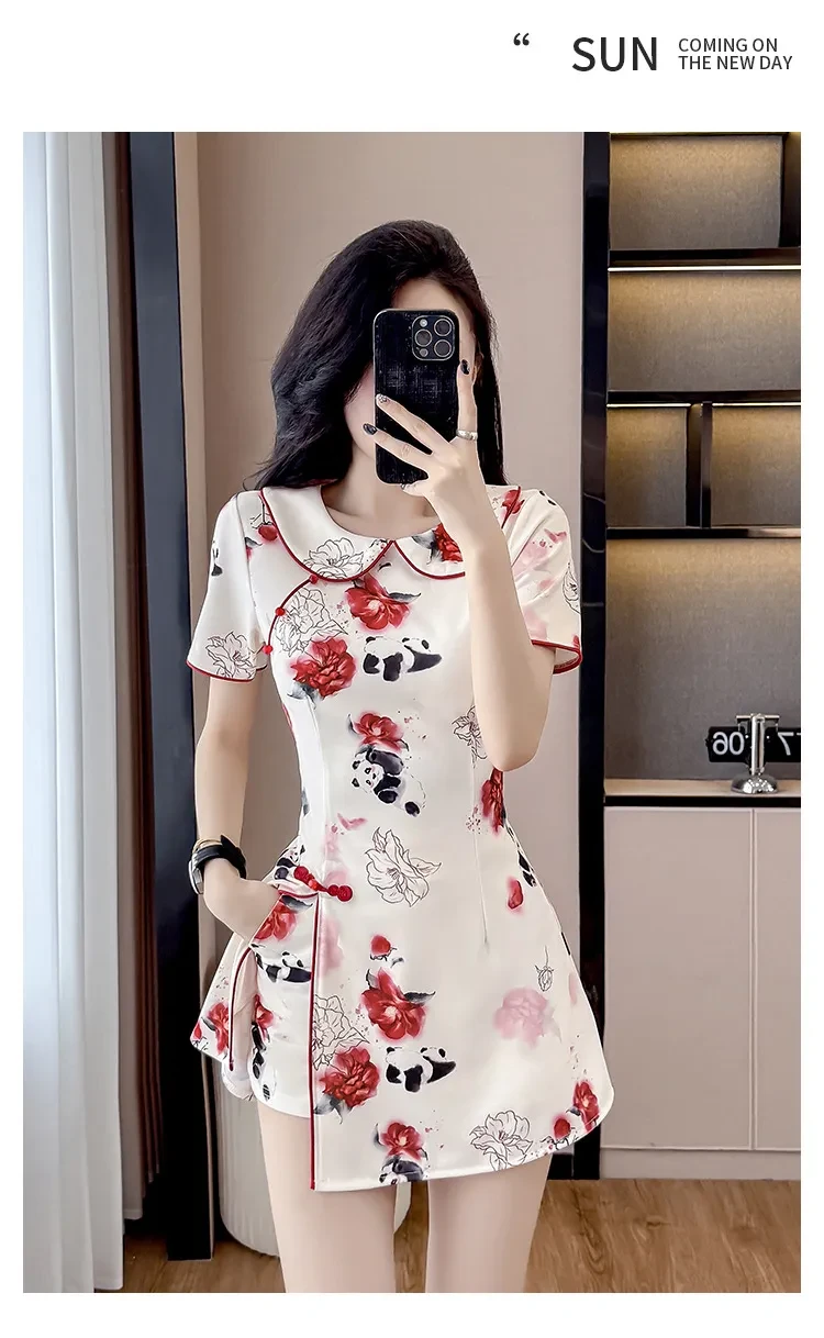 Chinese Style Fashion Suit Cheongsam Dress