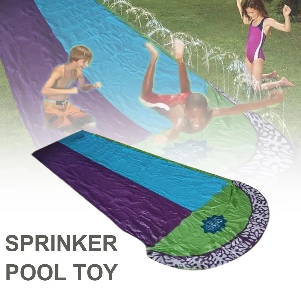 Outdoor PVC Inflatable Children's Double Water Slide Toy