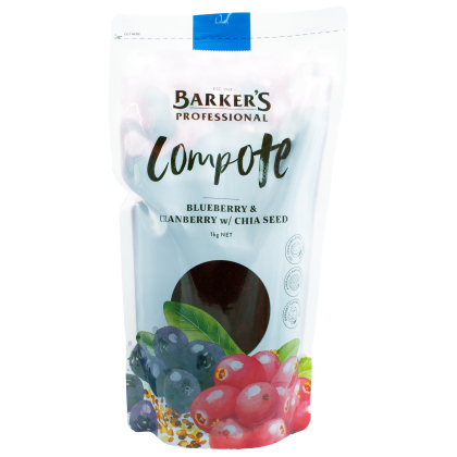 Compote Blueberry Cranberry Chia Seed