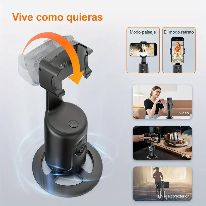 360° Smart Gimbal Stabilizer - The Ultimate Selfie Stick with Cutting-Edge Tech