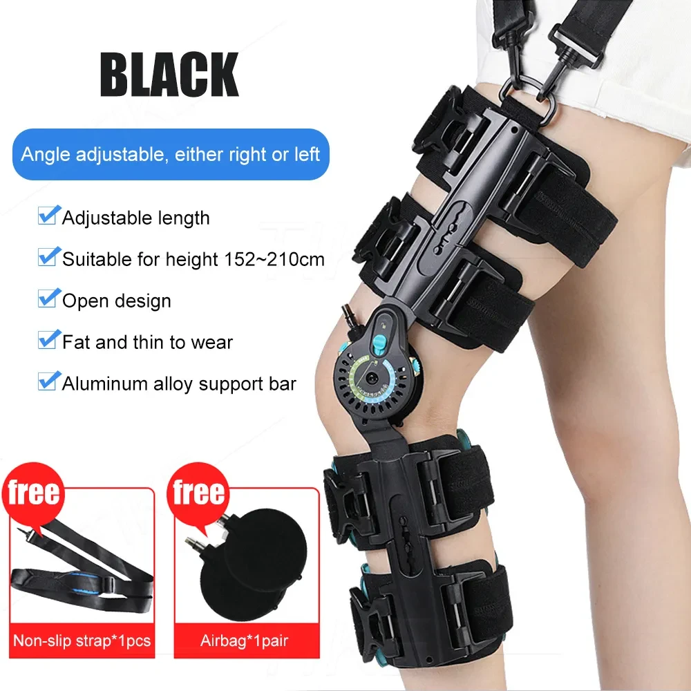 Adjustable Knee Fixation Brace Lower Extremity Support